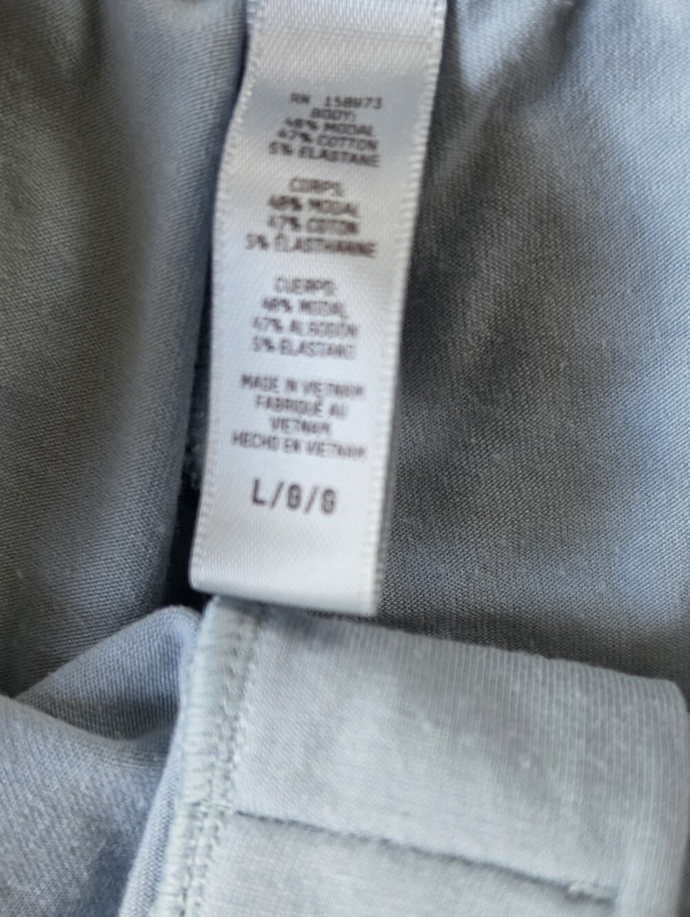 SKIMS Pajama Pants Set in Black, Cream, Light Blue - Picture 3 of 5